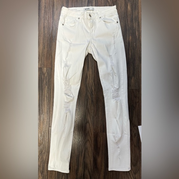 Just Black jeans with rips down down the legs - Picture 1 of 3